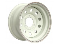 Диск усиленный Тойота Ниссан стальной белый 6x139,7 8xR16 d110 ET-25