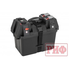 Бокс аккумуляторный 2xUSB, 1x12В, вольтметр с индикацией 424х251х306