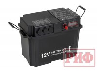 Бокс аккумуляторный 2xUSB, 2x12В, вольтметр с индикацией 420х250х330