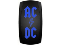 Переключатель ВКЛ/ВЫКЛ, синий, AC/DC