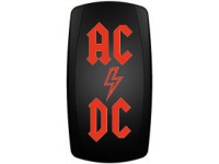 Переключатель ВКЛ/ВЫКЛ, красный, AC/DC