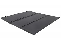 Крышка кузова РИФ для Dodge Ram 2015 с рембоксами, трёхсекц. 2000х1346 мм, алюм., черная (6,5 ft)