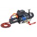 Лебёдка электрическая 12V Runva 12500 lbs 5670 кг (влагозащищенная), комб. росп., синтетический трос