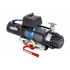 Лебёдка электрическая 12V Runva 12500 lbs 5670 кг (влагозащищенная), комб. росп., синтетический трос