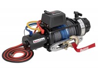 Лебёдка электрическая 12V Runva 11000 lbs 5000 кг (влагозащищенная) синтетический трос