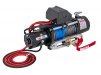 Лебёдка электрическая 12V Magnum 9000 lbs 4200 кг (синтетический трос)