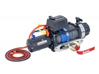 Лебёдка электрическая 12V Runva 12500 lbs 5670 кг (влагозащищенная) синтетический трос