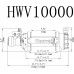 Лебёдка гидравлическая Runva 10000 lbs 4536 кг