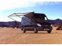 Маркиза автомобильная РИФ 3,5х2,5 м кассетная с электроприводом, корпус черный