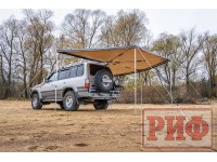 Маркиза автомобильная РИФ комбинированная (прямоугольная с веерной частью) 2,0х2,0 м (правая)