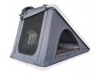 Палатка на крышу автомобиля РИФ Hard RT05-125W, корпус белый, тент светло-серый, 210х125х150