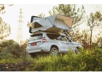 Палатка на крышу автомобиля РИФ Hard RT03-165W, корпус черный, тент серый