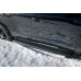Пороги РИФ силовые Toyota Land Cruiser 200 черные накладки и болты, на а/м без гидроподвески