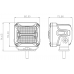 Фара водительского света РИФ 82x78x76 мм 20W LED