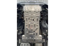 Защита Falcon радиатора, картера, РК, КПП для Tank 300 Off-road version, расширен., алюм. 8 мм
