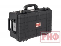 Кейс защитный ударопрочный РИФ 558х355х228 мм IP67 на колесах с телескопической ручкой (уценка)